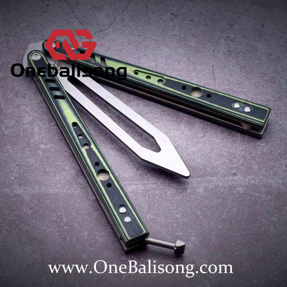 theone rep clone Titanium handle stainless steel blade Bushing