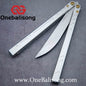 Baliplus 7075 BB Balisong Clone Seven Aluminum Alloy Stainless Steel Live/Fake Blade Bushing
