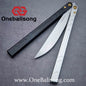 Baliplus 7075 BB Balisong Clone Seven Aluminum Alloy Stainless Steel Live/Fake Blade Bushing