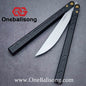 Baliplus 7075 BB Balisong Clone Seven Aluminum Alloy Stainless Steel Live/Fake Blade Bushing