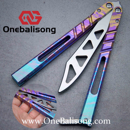 theone BRS chAB clone Titanium alloy-handle stainless steel blad One-piece structure bushings D2