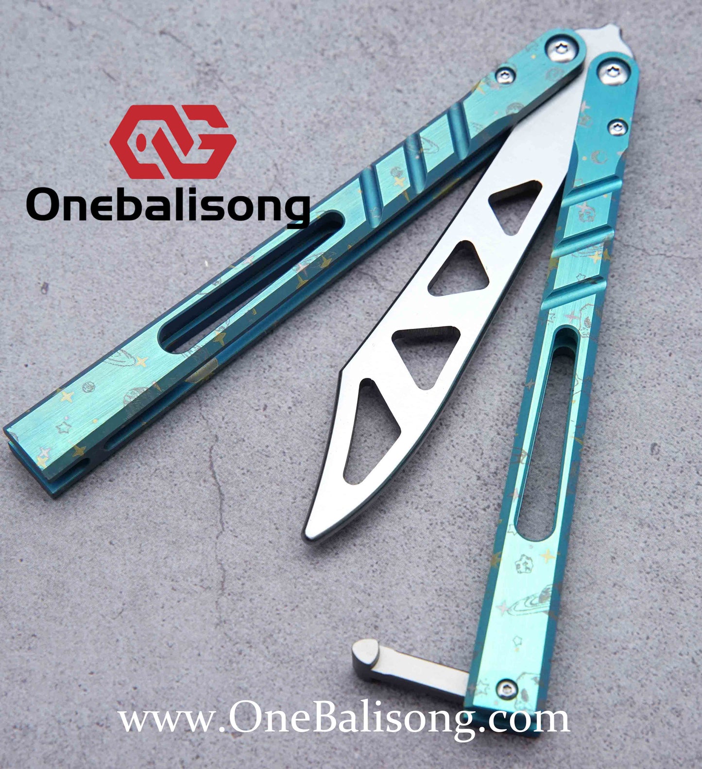 theone BRS chAB clone Titanium alloy-handle stainless steel blad One-piece structure bushings D2