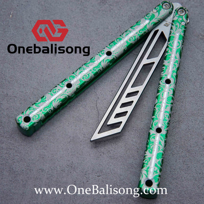 ARMED SHARK kraken v3 clone 7075 Seven series aluminum alloy handle stainless steel Trainer blade Bushings