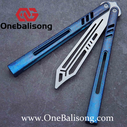 theone One-piece REP clone Titanium alloy-handle stainless steel blade bushings