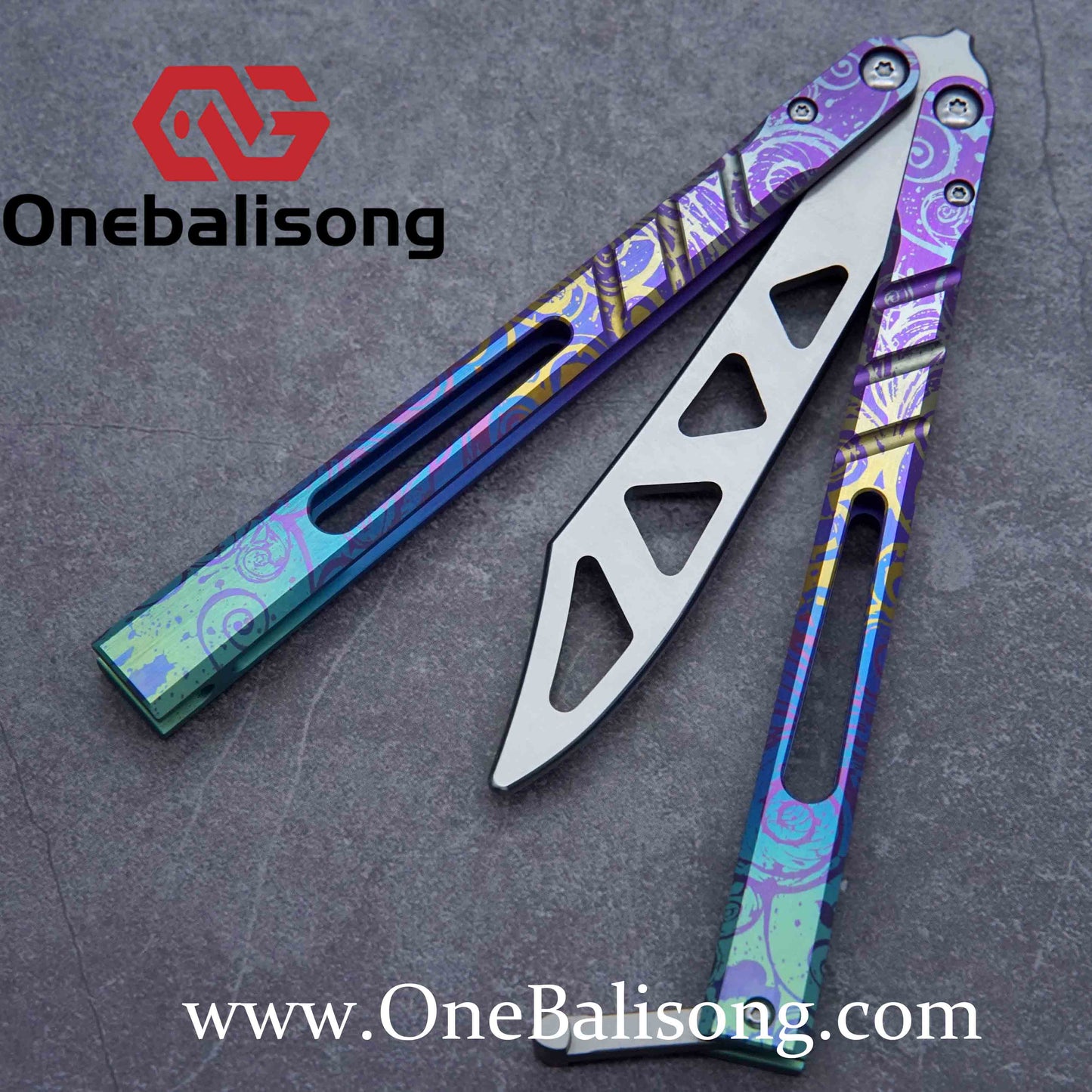 theone BRS chAB clone Titanium alloy-handle stainless steel blad One-piece structure bushings D2