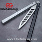 Theone Aluminum Falcon Balisong Clone Aluminum alloy-handle stainless steel blade bushings