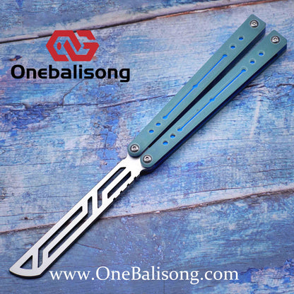 theone nautilus v1 clone Aluminum alloy-handle stainless steel blade bushings