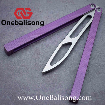theone serif clone Titanium alloy-handle stainless steel blade