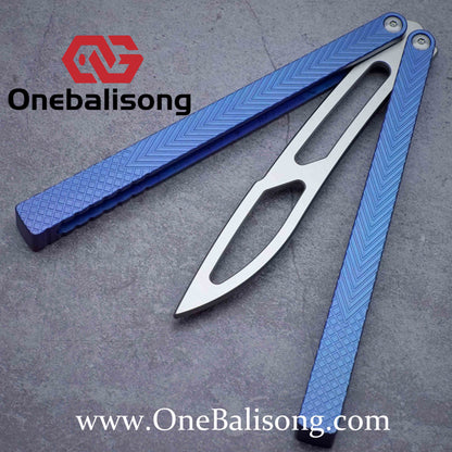 theone serif clone Titanium alloy-handle stainless steel blade