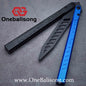 Theone Aluminum Falcon Balisong Clone Aluminum alloy-handle stainless steel blade bushings