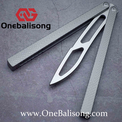 theone serif clone Titanium alloy-handle stainless steel blade