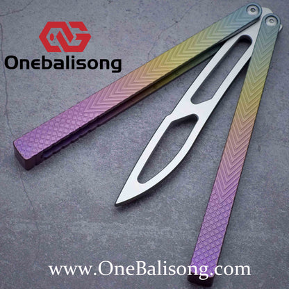 theone serif clone Titanium alloy-handle stainless steel blade