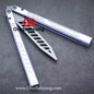 Theone Aluminum Falcon Balisong Clone Aluminum alloy-handle stainless steel blade bushings