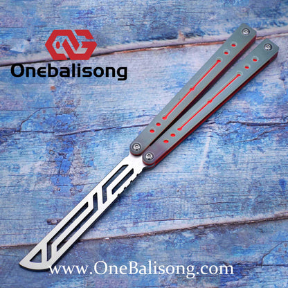 theone nautilus v1 clone Aluminum alloy-handle stainless steel blade bushings